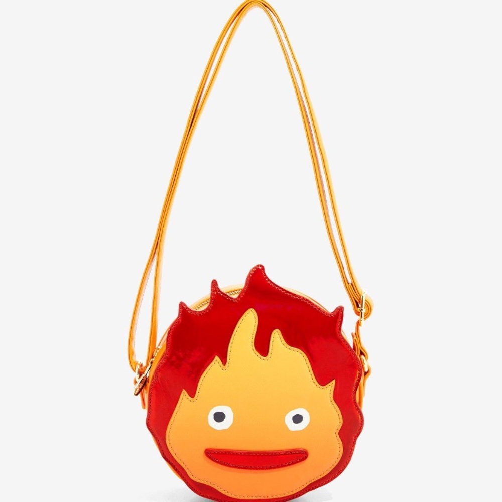 Studio‎ Ghibli Howl’s Moving Castle Calcifer Flame Crossbody Bag Hot Topic